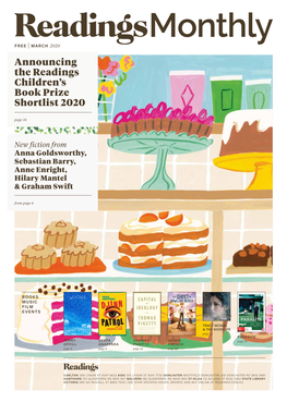 Announcing the Readings Children's Book Prize Shortlist 2020