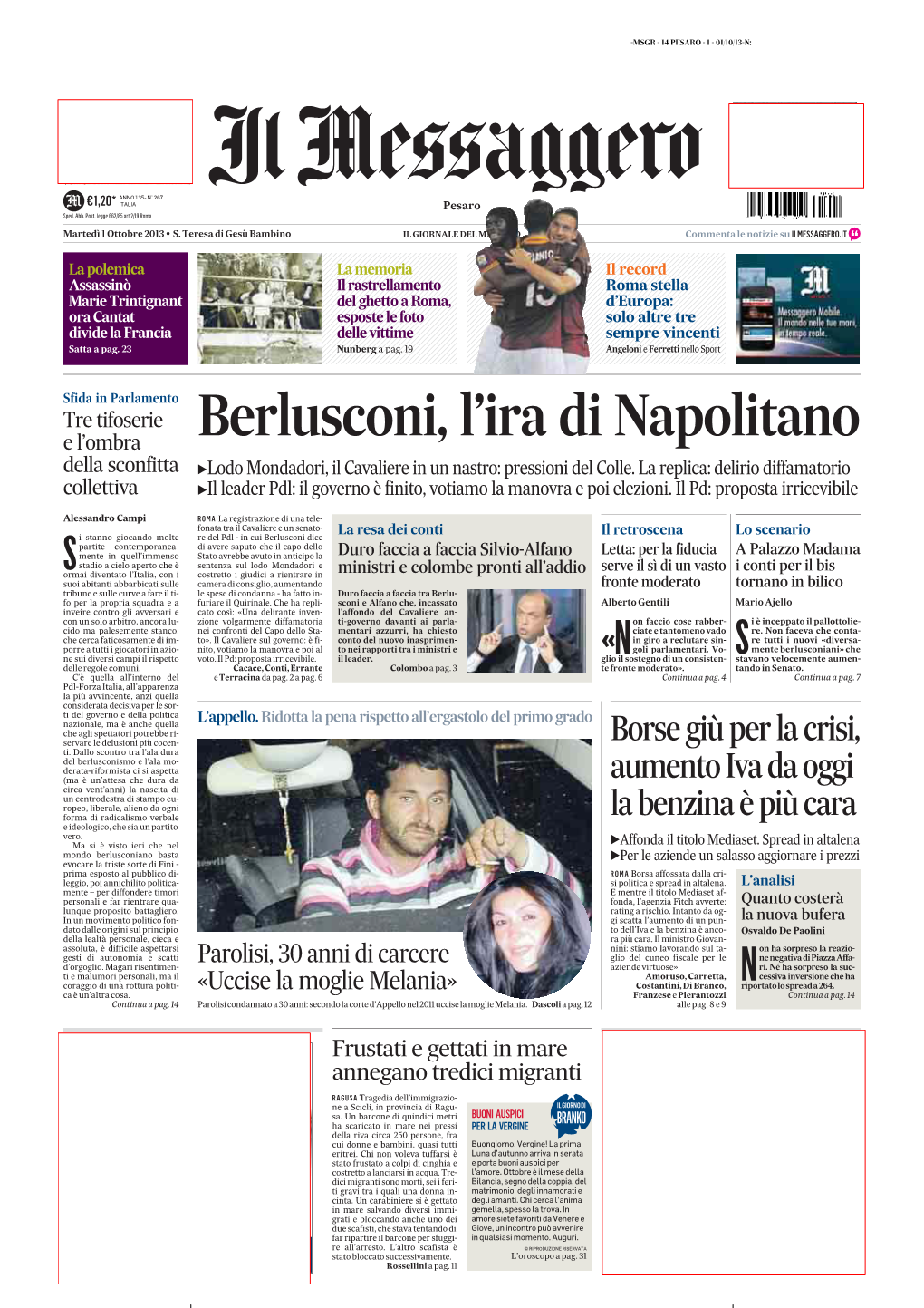 Berlusconi, L'ira Di Napolitano