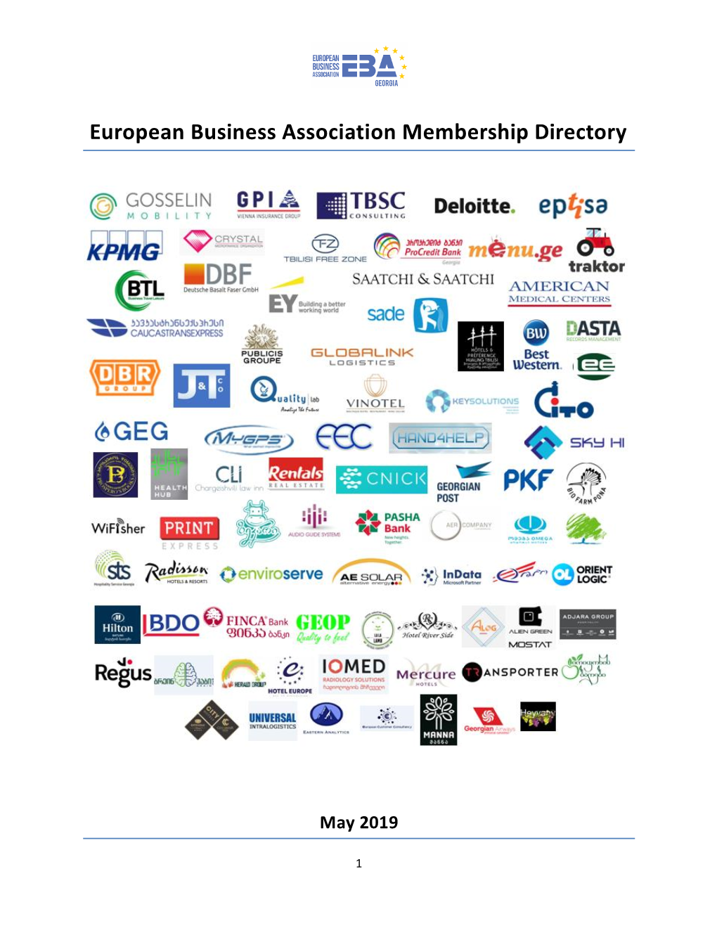 European Business Association Membership Directory