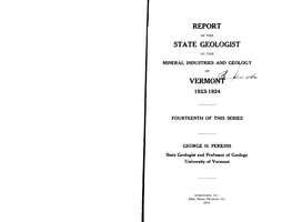 State Geologist Vermo4