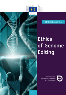 Ethics of Genome Editing