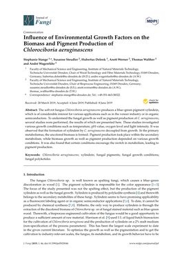 Influence of Environmental Growth Factors on the Biomass And