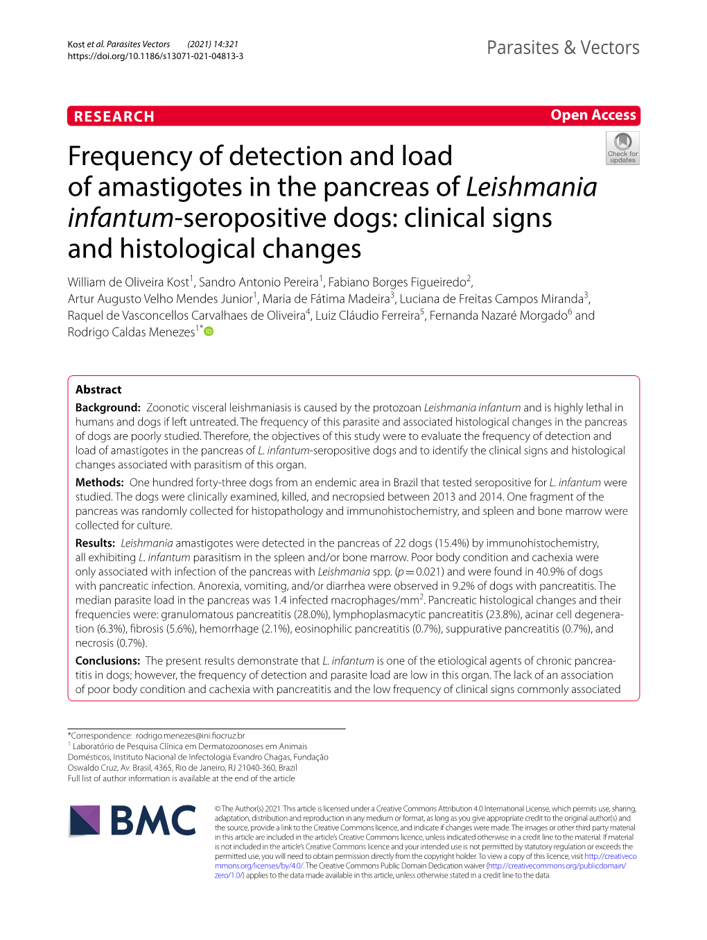 Clinical Signs and Hist