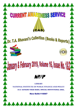 Library National Institute of Public Finance and Policy 18/2- Satsang Vihar Marg, Special Institutional Area