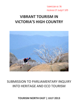 Vibrant Tourism in Victoria's High Country