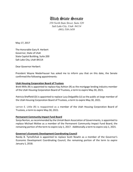 Confirmed Appointments (PDF)