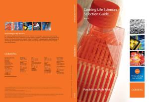 Corning Life Sciences Selection Guide Issue 6