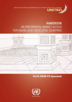 Handbook on Preferential Market Access for Asean Least Developed Countries