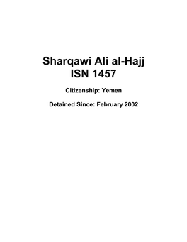Sharqawi Abdu Ali Al Hajj, Civil Action No 09-745 (RCL), June 8, 2011