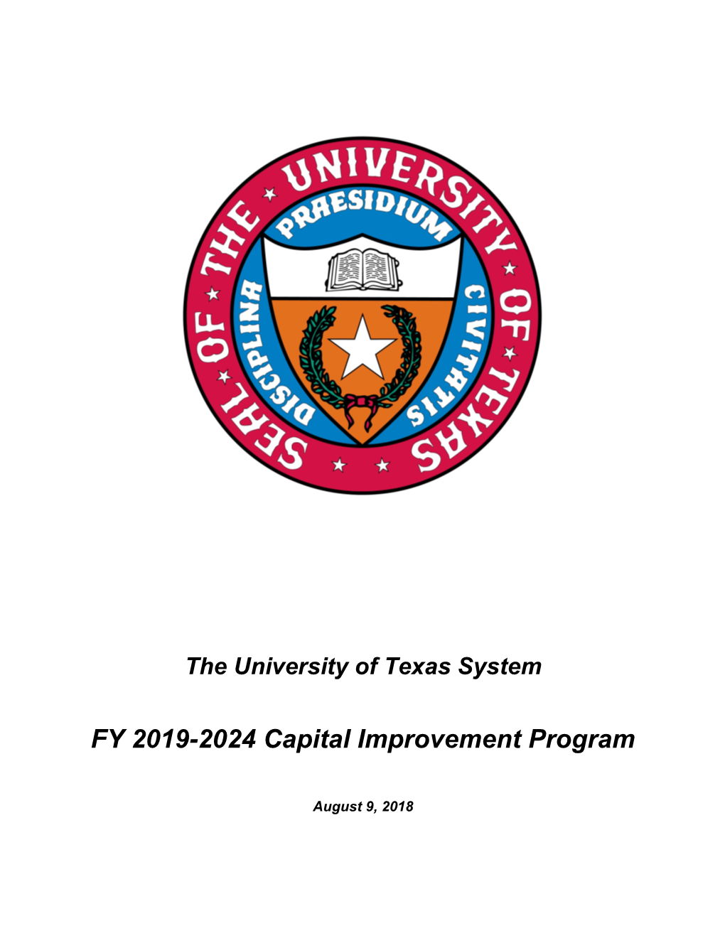 FY 2019-2024 Capital Improvement Program