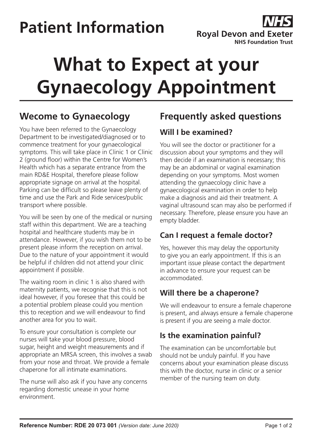 What to Expect at Your Gynaecology Appointment