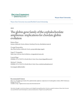 The Globin Gene Family of the Cephalochordate Amphioxus
