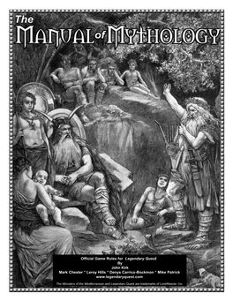 The Manual of Mythology I Ii Acknowledgements