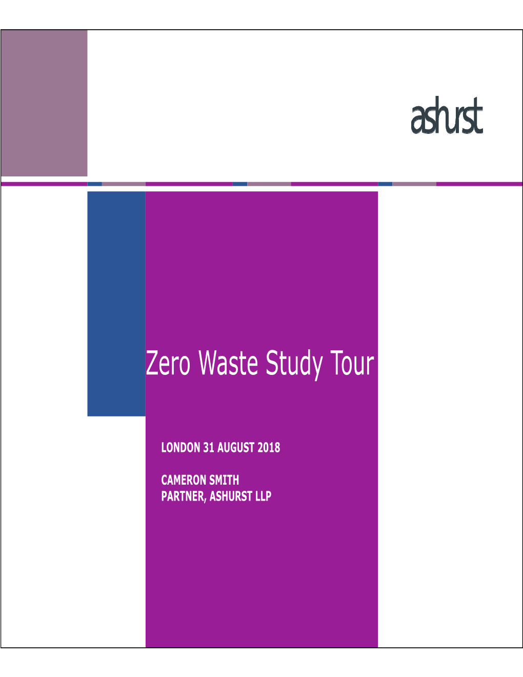 Zero Waste Study Tour