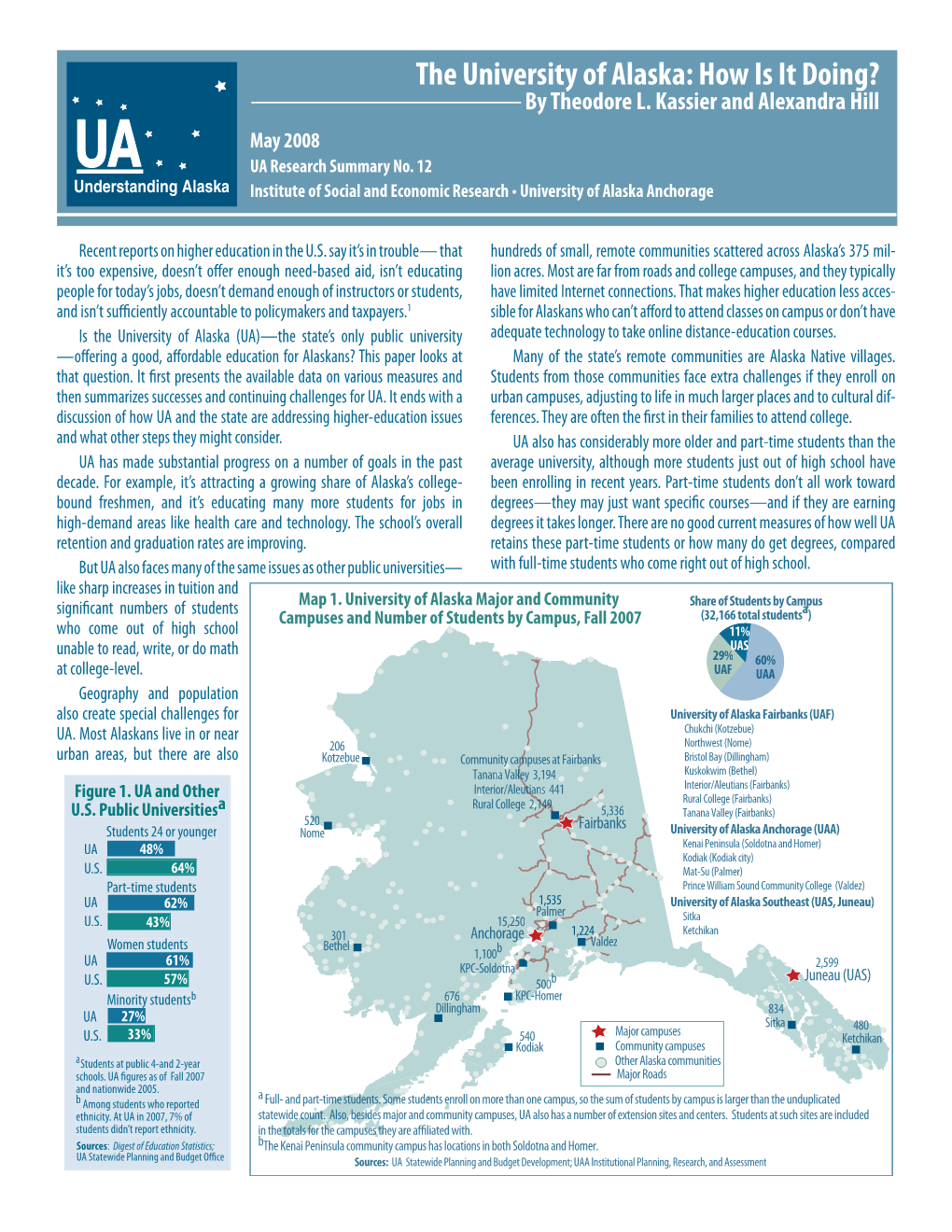 The University of Alaska: How Is It Doing? by Theodore L