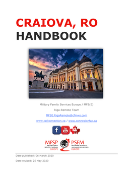 Craiova Handbook