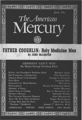 The American Mercury June 1939
