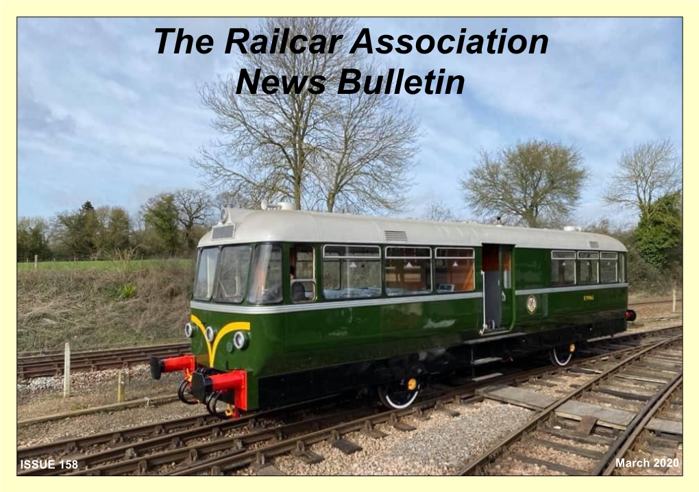 The Railcar Association News Bulletin