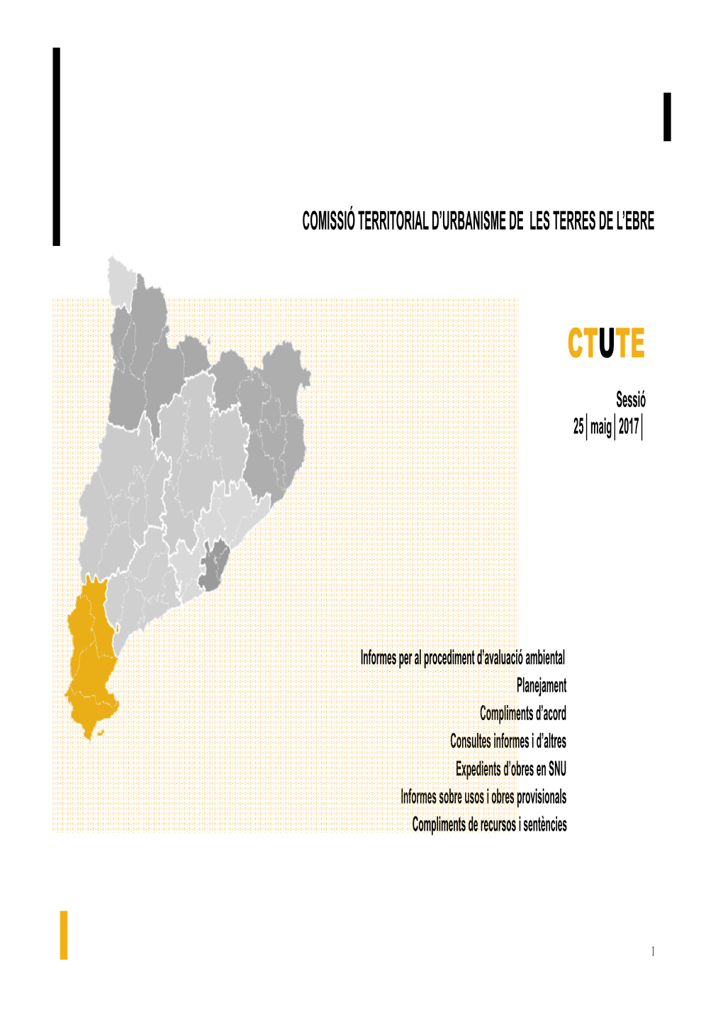 Comissió Territorial D'urbanisme De Les Terres