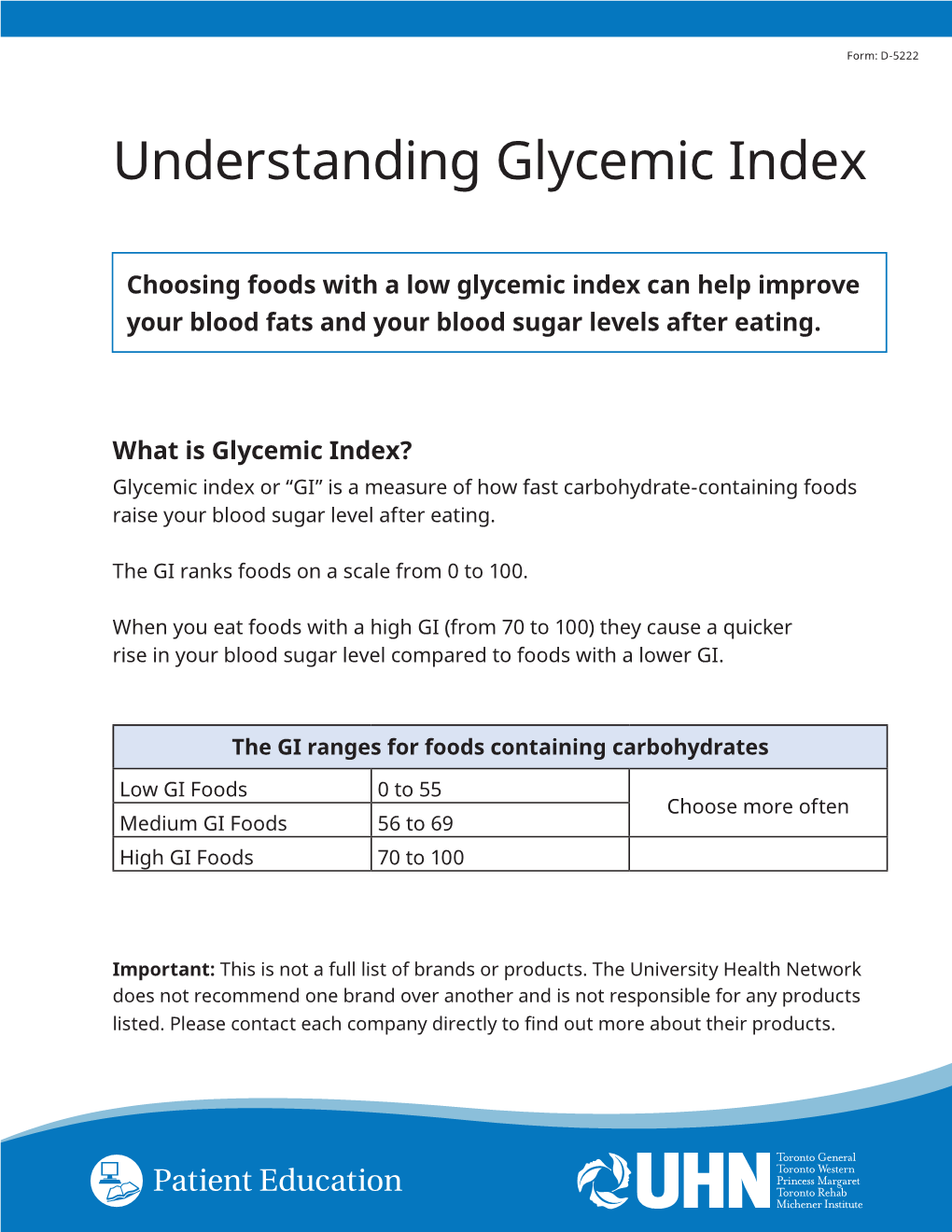 Understanding Glycemic Index - DocsLib