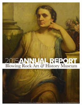2015ANNUAL REPORT Blowing Rock Art & History Museum
