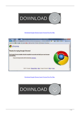 Download Google Chrome Latest Version Free for Mac