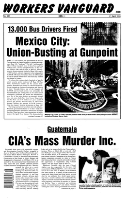 Guatemala CIA's Ass Urder Inc