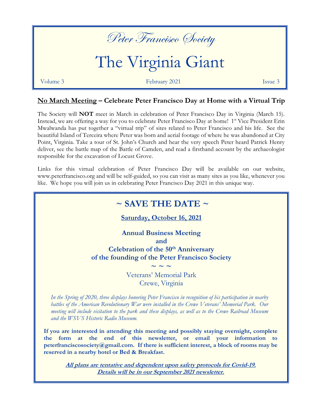 The Virginia Giant