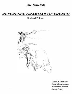 Au Boulot! Reference Grammar Book (Pdf)