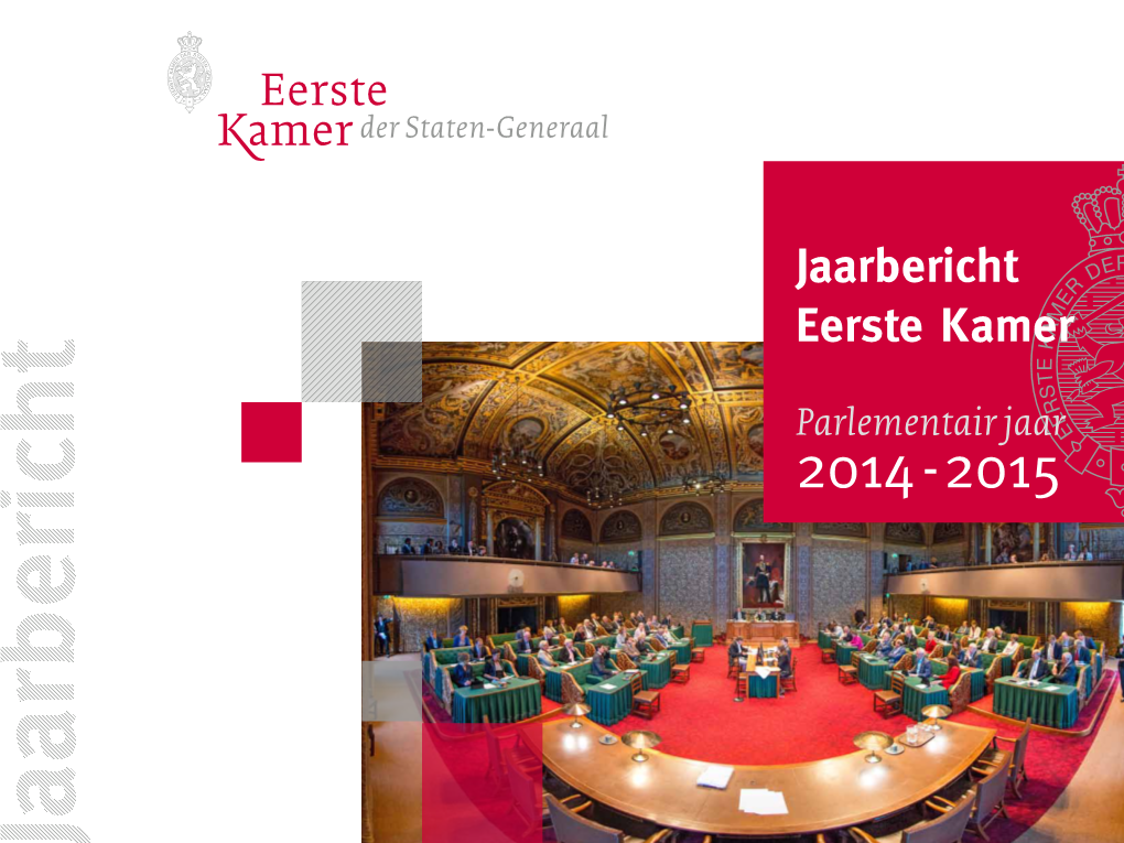 Jaarbericht Eerste Kamer 2014