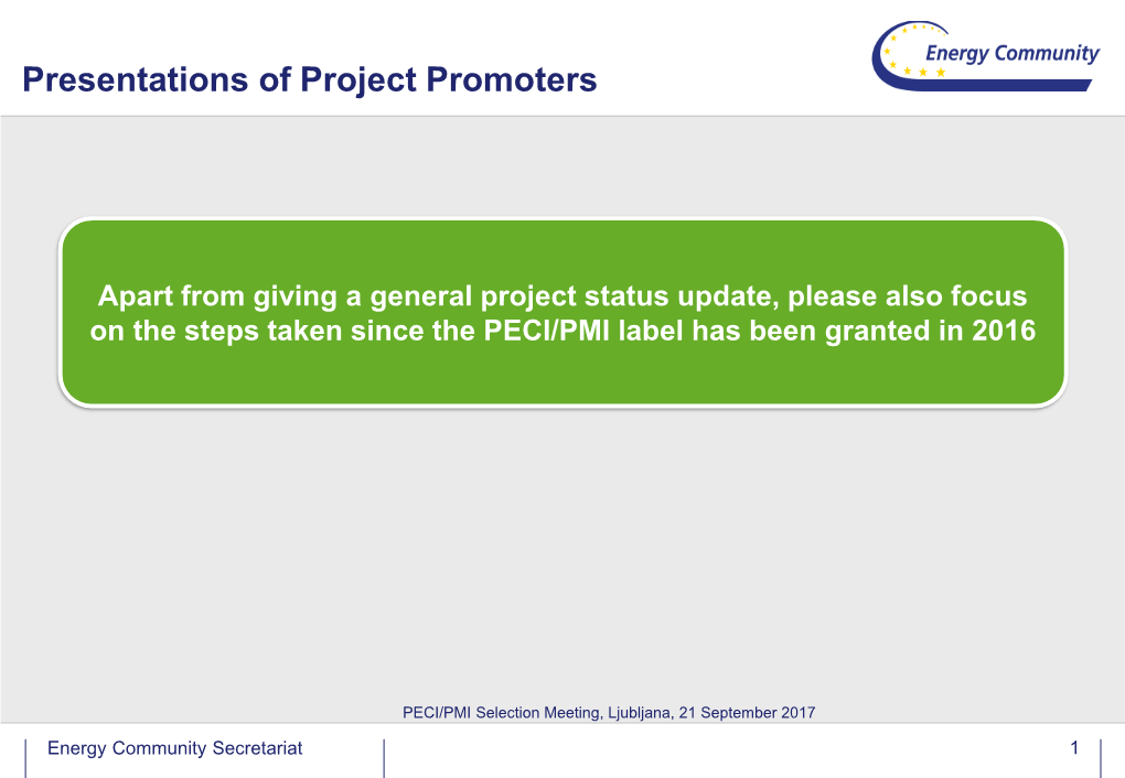 Gas Pipeline Projects of International Character