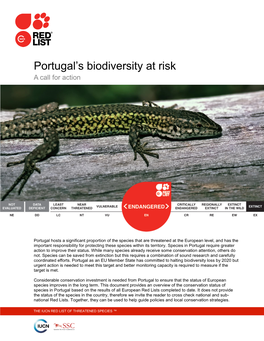 Portugal's Biodiversity at Risk