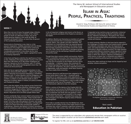 Islam in Asia: People, Practices, Traditions