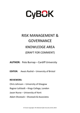 Risk Management & Governance