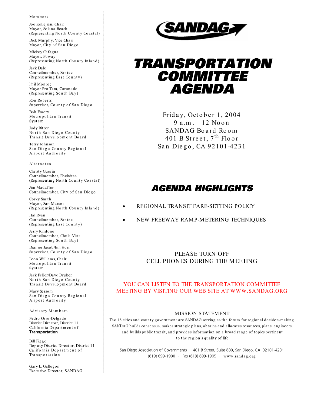 Agenda [PDF, 663