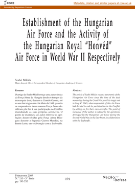 Air Force in World War II Respectively