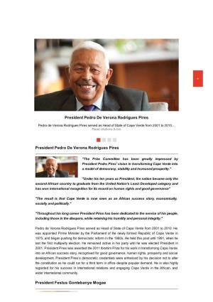 Ibrahim Prize Laueates | Mo Ibrahim Foundation