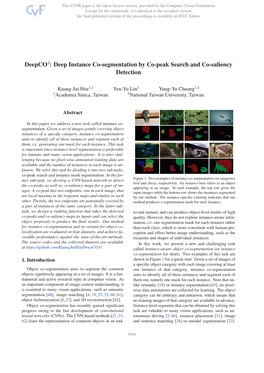 Deepco3: Deep Instance Co-Segmentation by Co-Peak Search and Co-Saliency Detection
