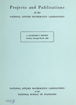 Projects and Publications of the Applied Mathematics