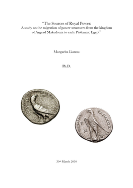 Margarita Lianou Phd Thesis