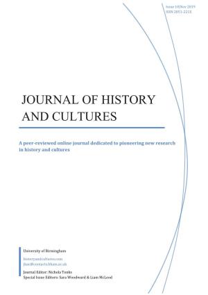 Journal of History and Cultures: Issue 10