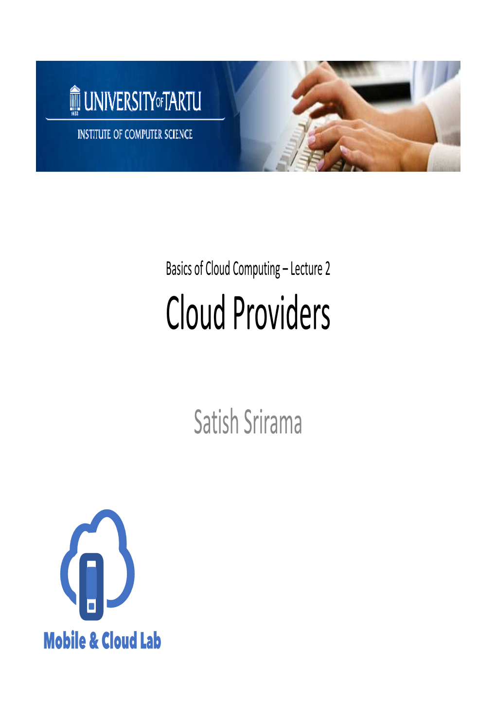 Cloud Providers