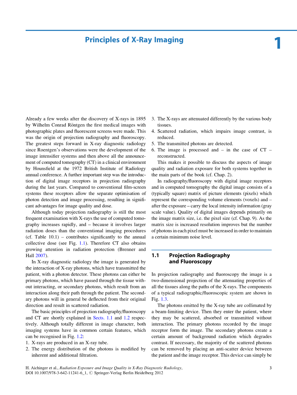 Principles of X-Ray Imaging 1