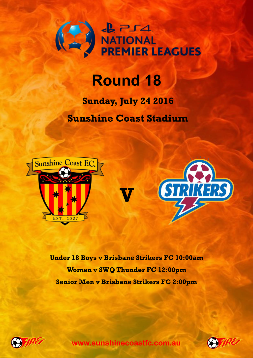 Round 18 Sunday, July 24 2016 Sunshine Coast Stadium