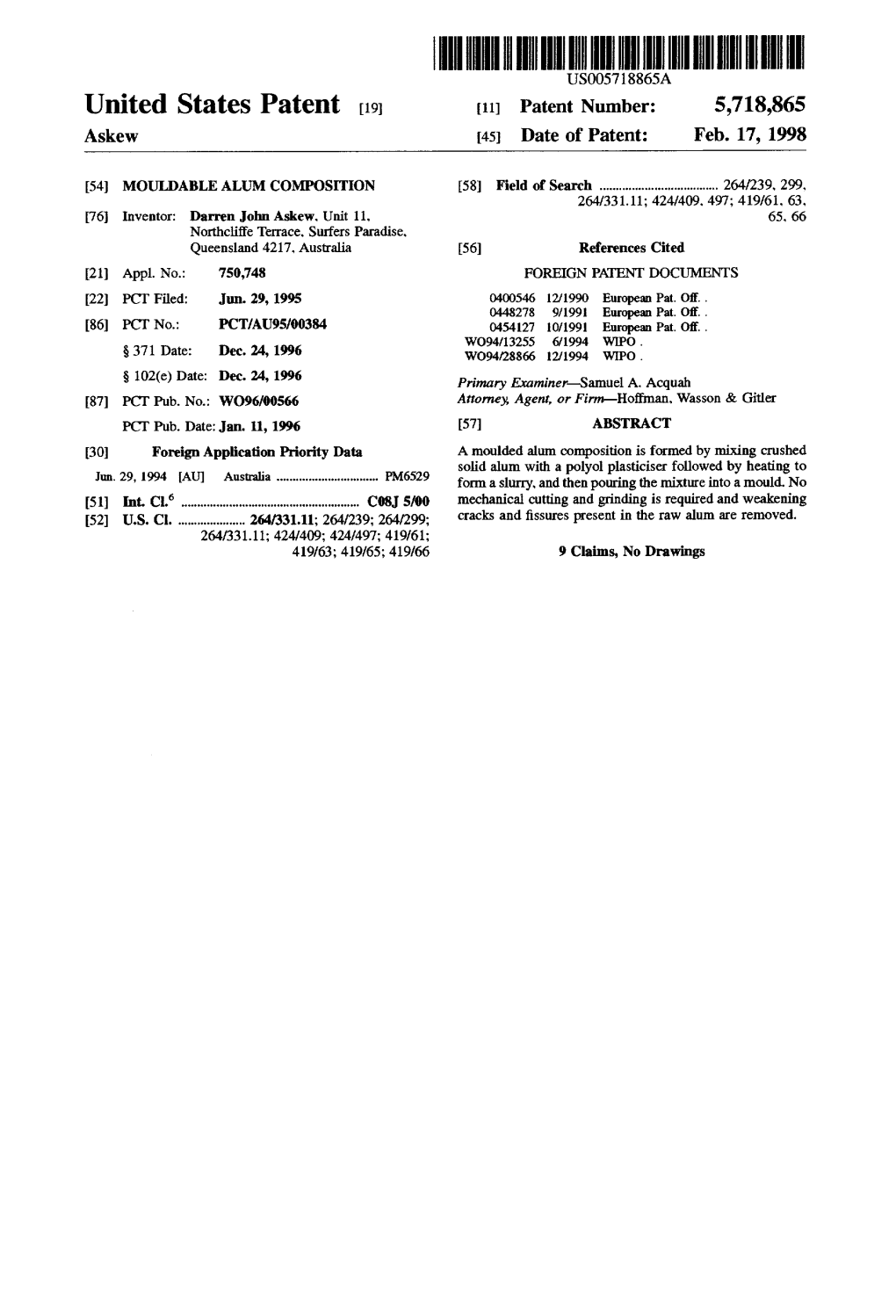 US5718865.Pdf