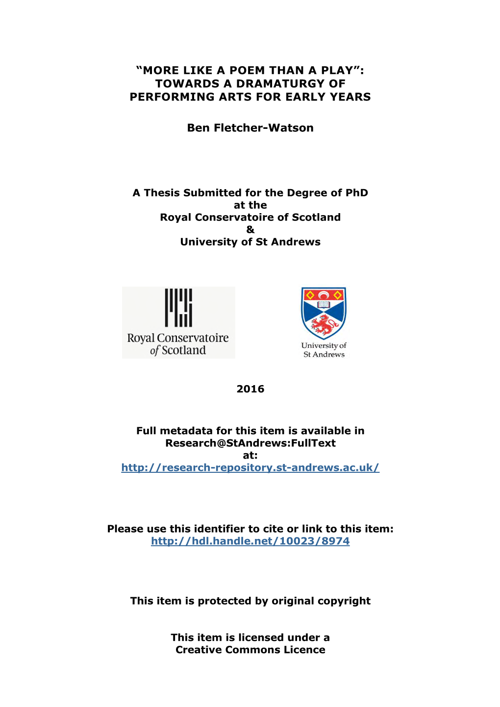 Ben Fletcher-Watson Phd Thesis