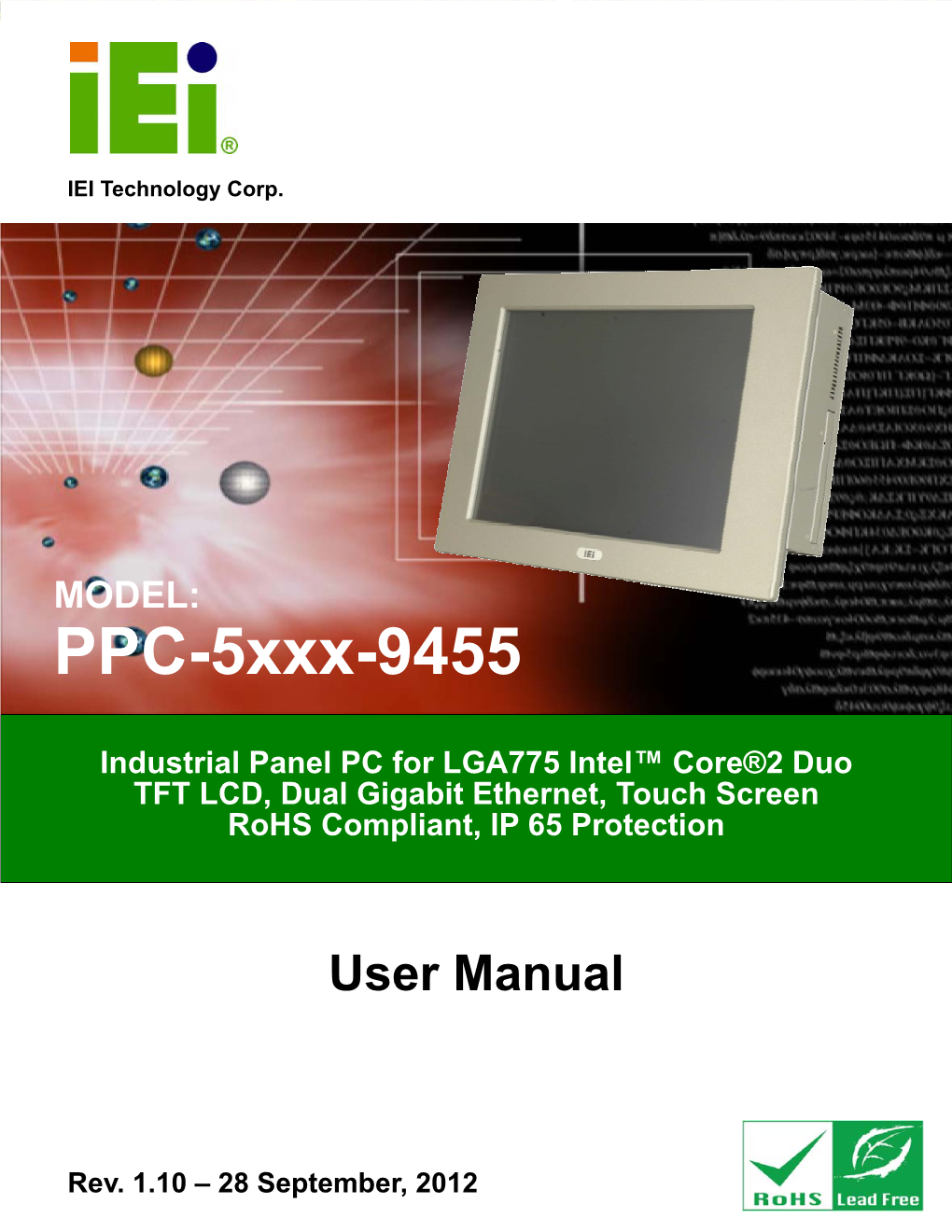 PPC-5Xxx-9455 Panel PC