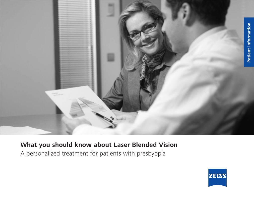 What You Should Know About Laser Blended Vision?