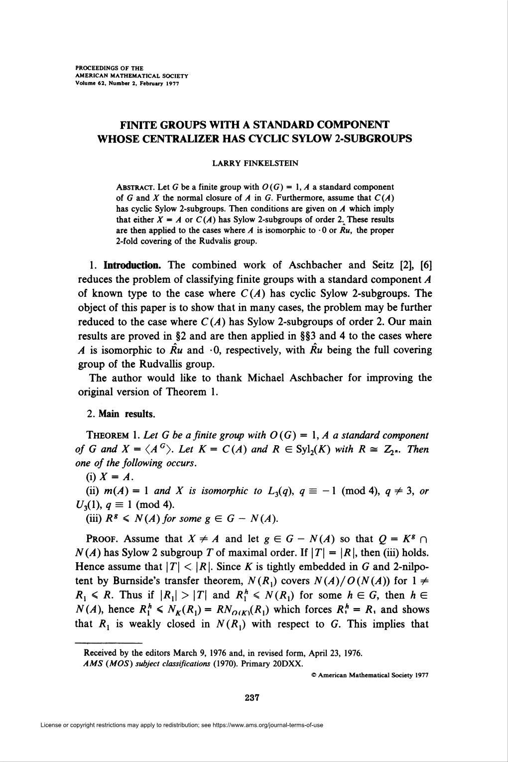 Finite Groups with a Standard Component Whose Centralizerhas Cyclic Sylow 2-Subgroups