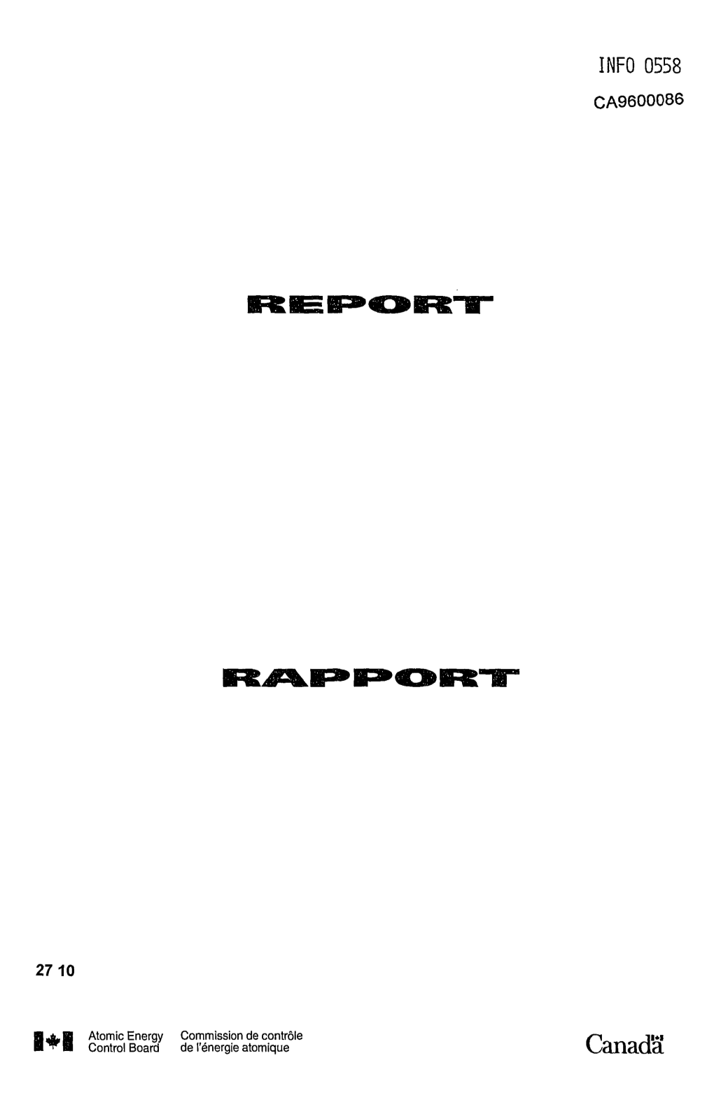 Assessment of Underground Disposal of Tailings